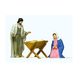 Figurini Maria, Giuseppe e Gesù bambino