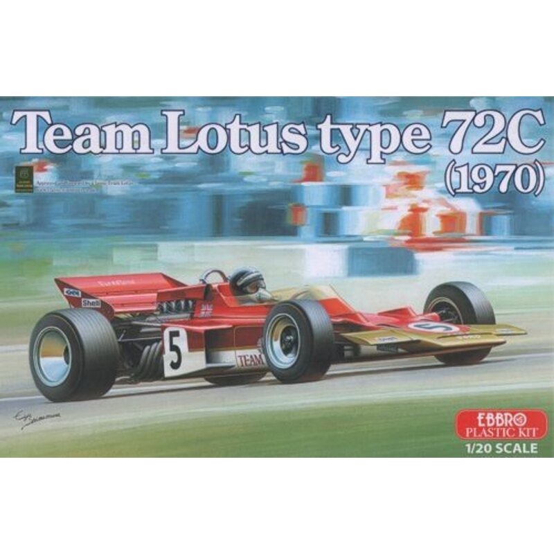 Kit modello Team Lotus Type 72C (1970)