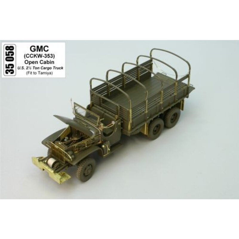 GMC open canopy (per i kit modello da Tamiya)