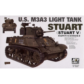Kit Modello M3A3 Stuart Light Tank