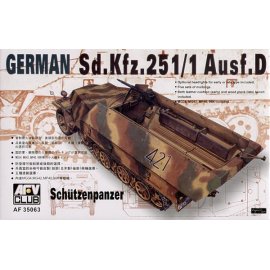 Kit Modello Sd.Kfz.251 D/1 Half Track Schurzenpanzer