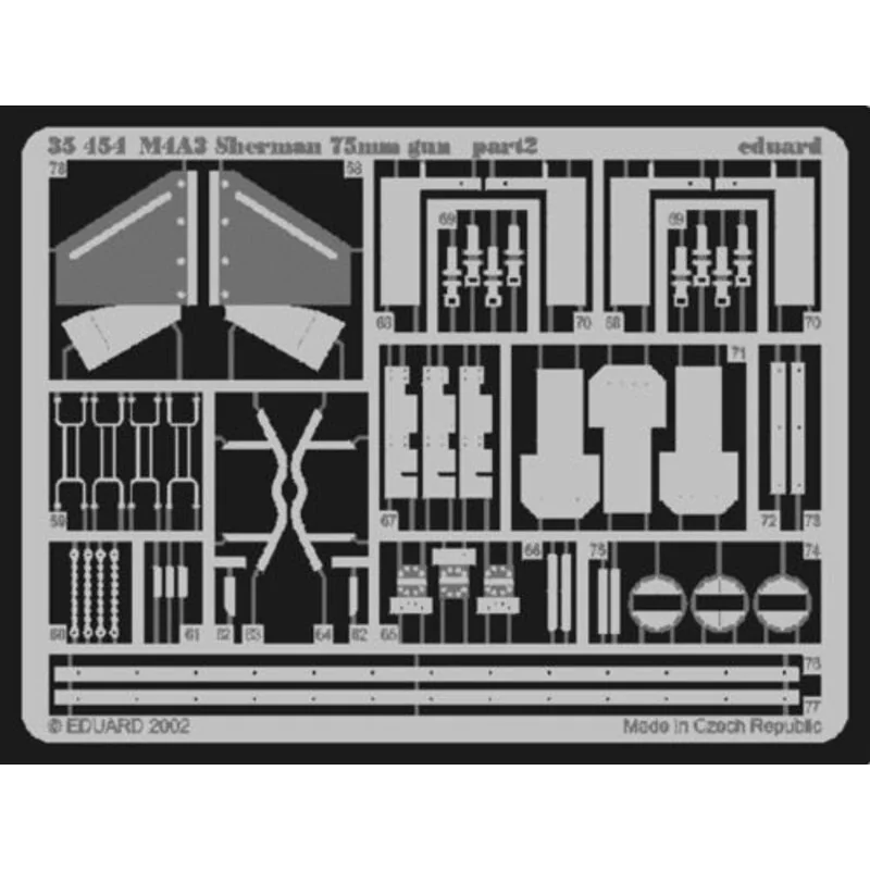 M4A3 Sherman 75mm (per i kit modello da Tamiya kit TA35250)