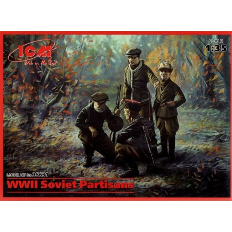 WWII Soviet Partisans (4 figures)