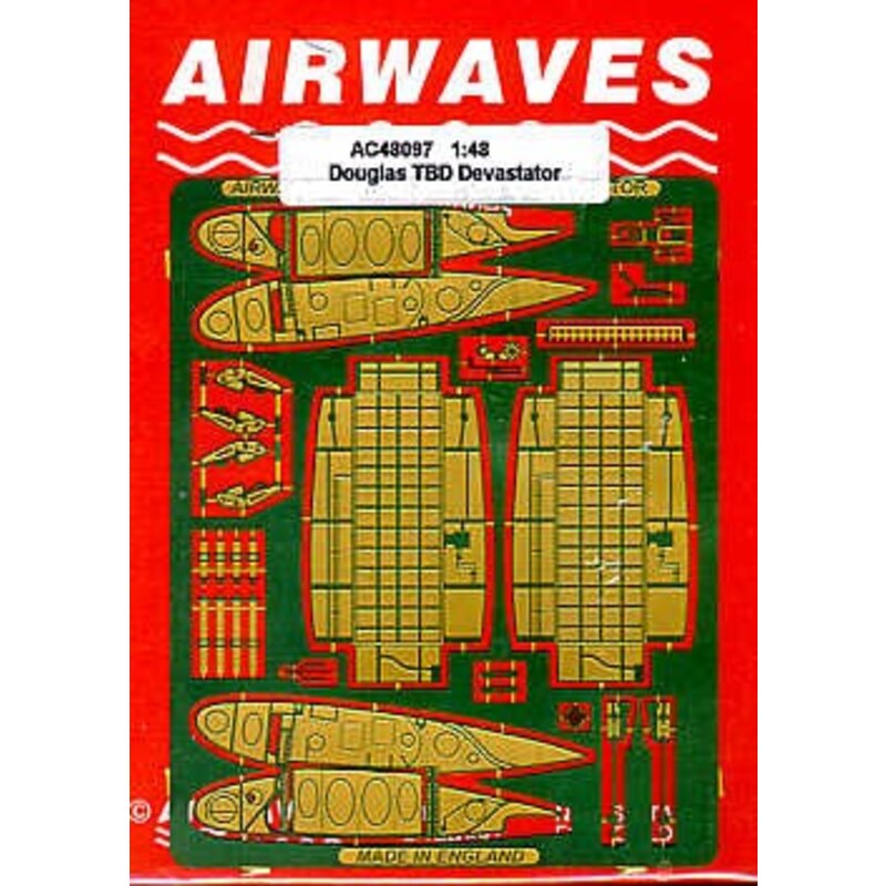 Douglas TBD Devastator Wingfold pozzetto ecc (progettato per essere utilizzato con il monogramma e kit Revell) 1/48 - Airwaves C