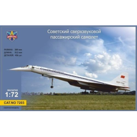 Kit modello Tupolev Tu-144 1/72 - Modelsvit IT7203