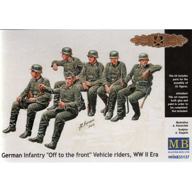 Fanteria tedesco al fronte Riders veicolo 1/35 - Master Box 35137