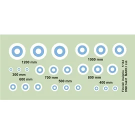 Decalcomania Finnish Insignia - roundels (diameter: 300;400;500;600;700;800;1000;1200 mm), 2 sets