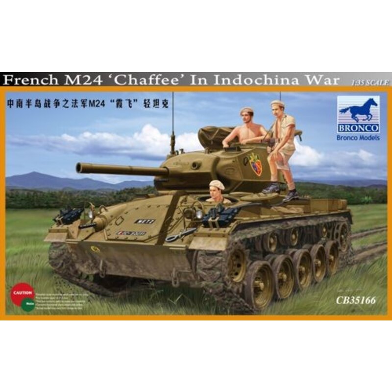 M24 Chaffeein Indocina francese