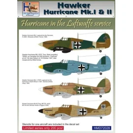 Decalcomania Hawker Hurricane Mk.I / Tropical Mk.IIc in Luftwaffe Servizio