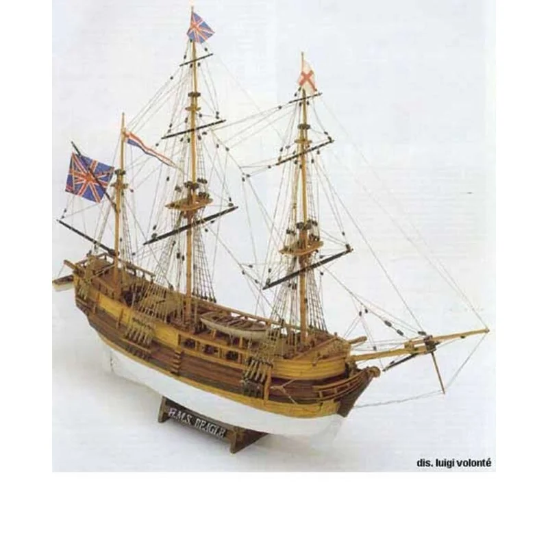 Kit modellismo navale per bambini HMS Beagle - Mini Mamoli (MM03)