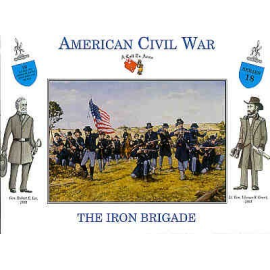 Figurini American Civil War Union Infantry. The Iron Brigade 16 figures