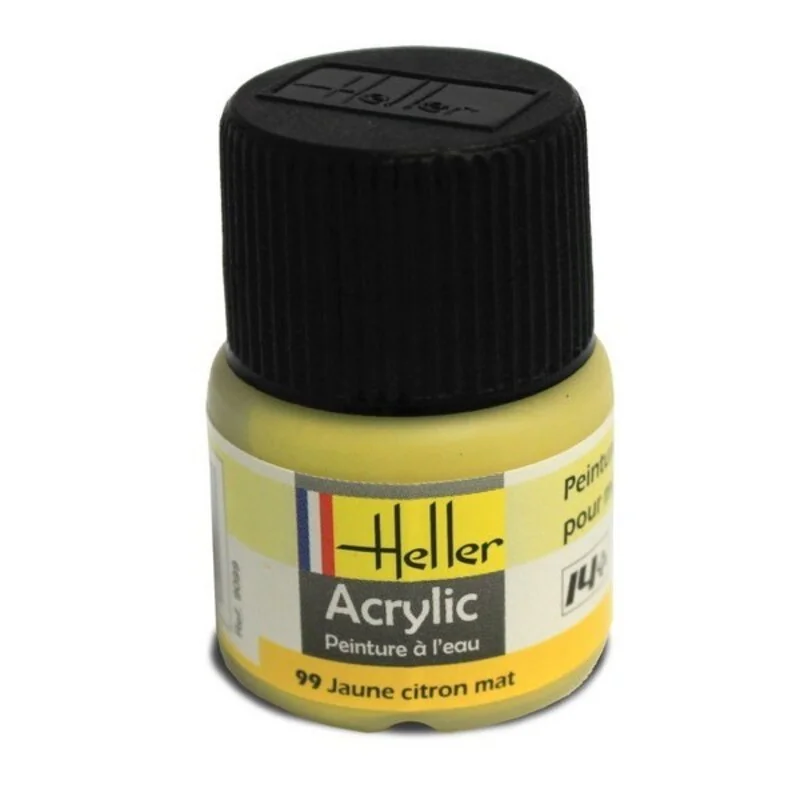 Flat flat Lemon Yellow Acrylic 0.5 fl.oz 