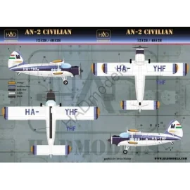 Decalcomania Antonov An-2 MALEV vecchio ( HA- YHF )