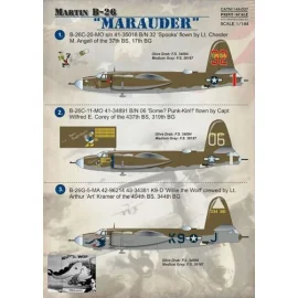 Decalcomania Martin B - 26 Marauder