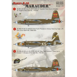  Decalcomania Martin B - 26 Marauder