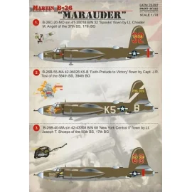 Decalcomania Martin B - 26 Marauder