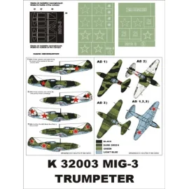 Maschere insegne Mikoyan MiG-2 marzo maschera baldacchino (esterni e interni) + 2 (progettato per essere Coltivando con i kit tr