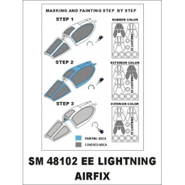 BAC / EE fulmini F.2A / F.6 (esterno e interno) (progettato per essere agricoltura con i kit Airfix)