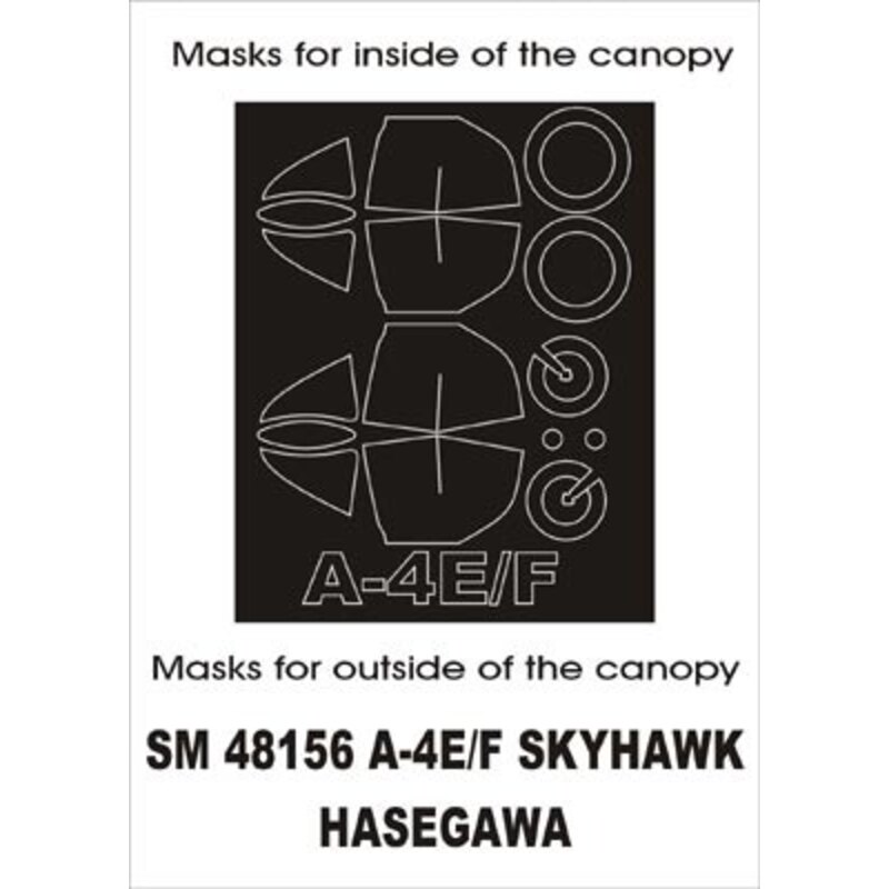 Douglas A-4E / A-4F Skyhawk (esterno e interno) (progettato per essere Coltivando con i kit Hasegawa)