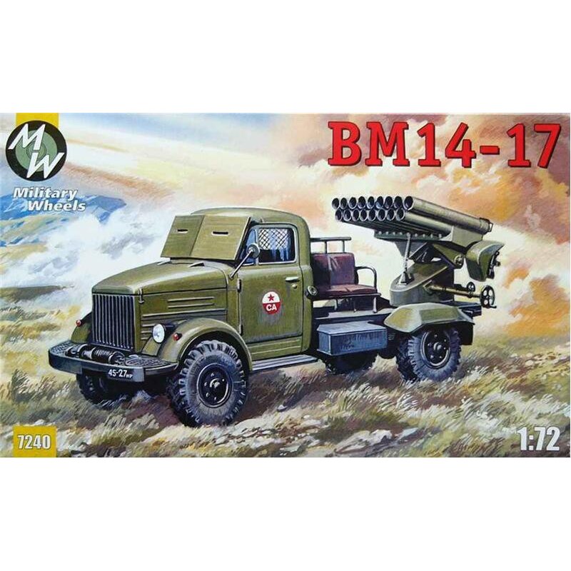 1/72 BM14-17 Soviet Rocket System on GAZ-63A Truck Chassis