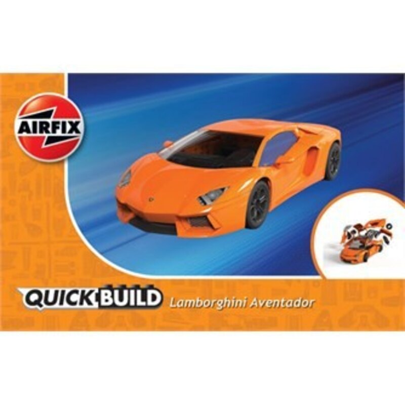 Kit modello Quick Build Lamborghini Aventador Car (Snap)