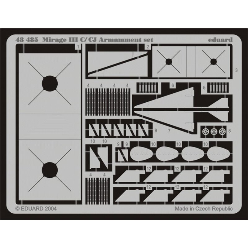 Dassault Mirage III armament (per i kit modello da Eduard)