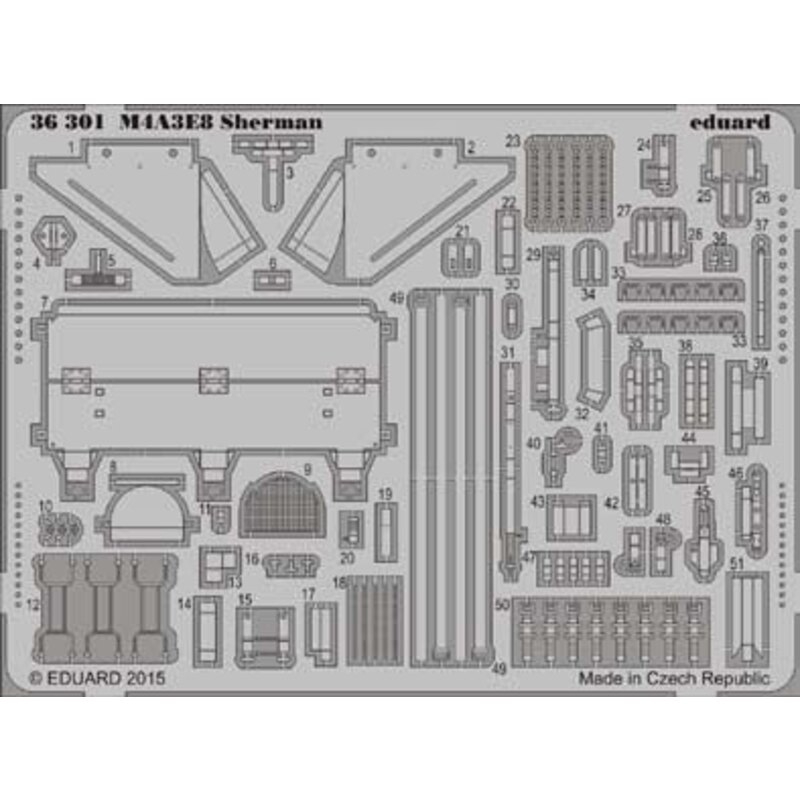 M4A3E8 Sherman 'Easy Eight' (progettato per essere utilizzato con i kit Tamiya)