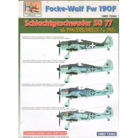 Decalcomania Focke-Wulf Fw 190F SG 77