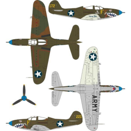 Kit modello Campana P-400 Airacobra. Dopo l'attacco giapponese a Pearl Harbor, gli Stati Uniti d'America dichiarato guerra al Gi