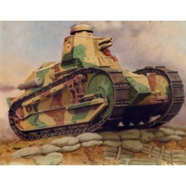 Modellini di veicoli militari Francese FT-17 Luce Tank (rivettata Turret)