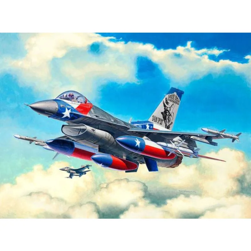 Modellino modellismo statico aerei kit di montaggio LOCKHEED MARTIN F-16 KIT