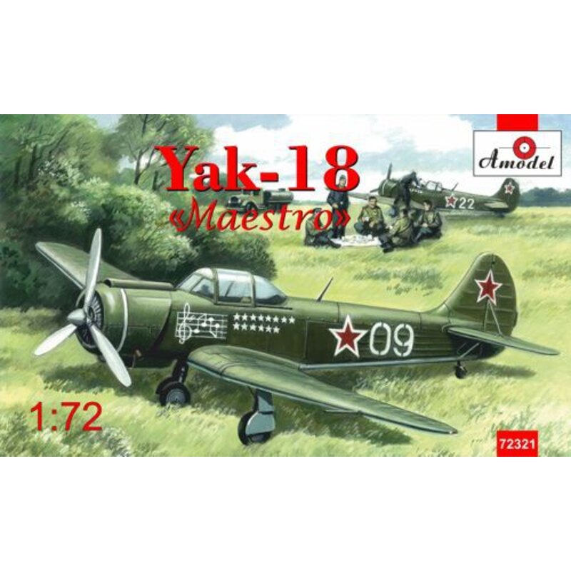 Yak-18 'Maestro' Questo kit rappresenta un addestratore Yak-18P convertito a guardare come un caccia sovietico WW2 per il multi-