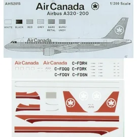 Decalcomania Airbus A320-200 Air Canada