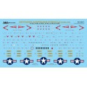 Decalcomania Douglas Skyhawk della cellula Stencil (Hi-Viz) - A-4A / A- $ B / A-4C / A-4E / A-4F / A-4L / A-4M