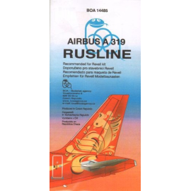  Decalcomania Airbus A319 RusLine (progettato per essere utilizzato con i kit Revell)