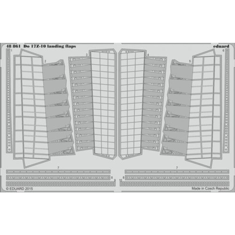 Dornier Do-17Z 10 lembi di atterraggio (progettati per essere utilizzati con i kit ICM)