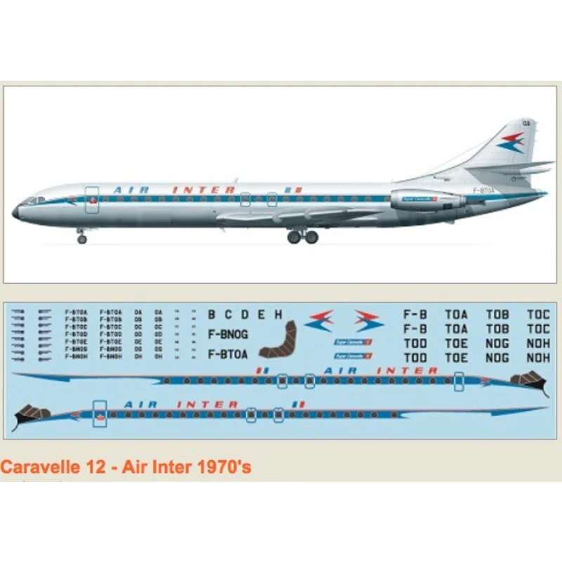 Caravelle 12 Air Inter '70