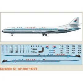 Caravelle 12 Air Inter '70