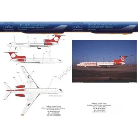 Decalcomania Tupolev Tu-154M Samara Airlines