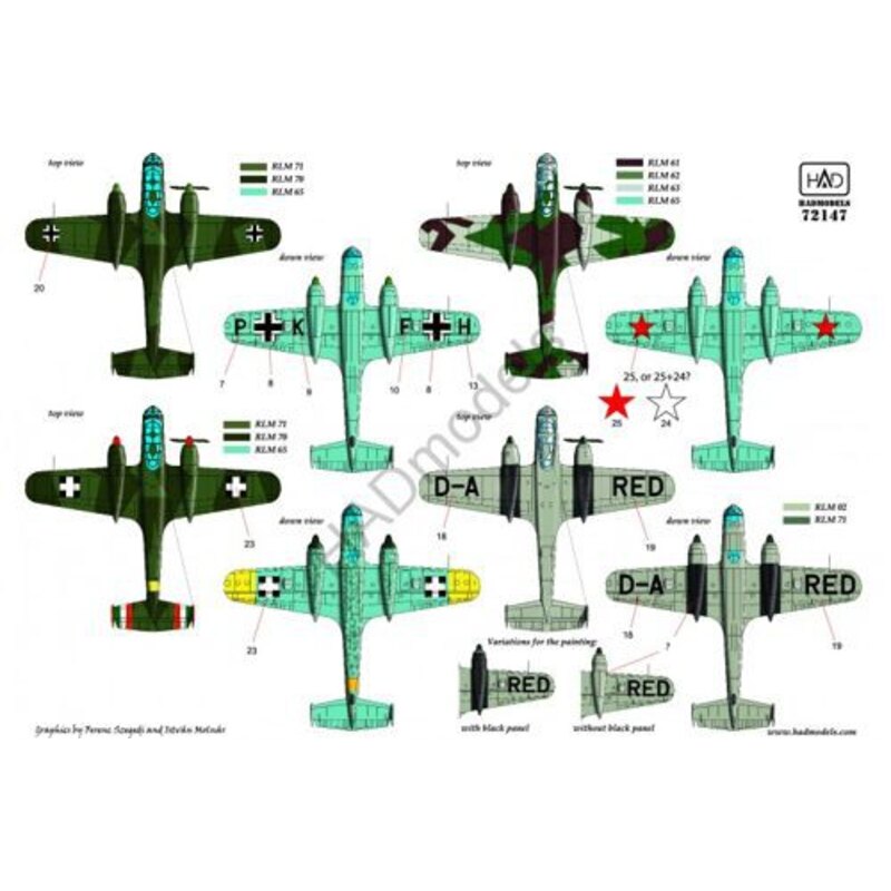 Decalcomania Dornier Do 125B / Do 17S parte 1