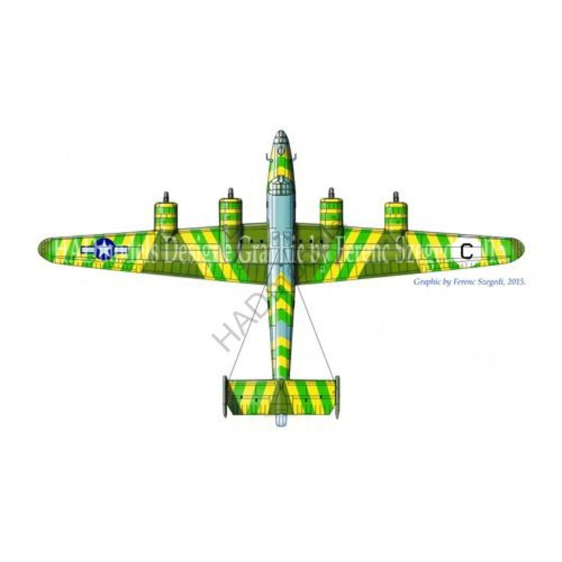 Decalcomania Consolidated B-24D Green Dragon USAF