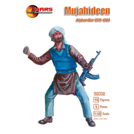 Figurini Mujahideen afgano guerra 1979 -1989