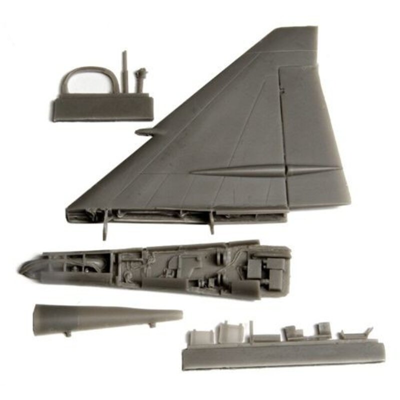 set piega Pinna per Saab JA-37 Viggen (progettato per essere utilizzato con i kit speciale Hobby e Tarangus)