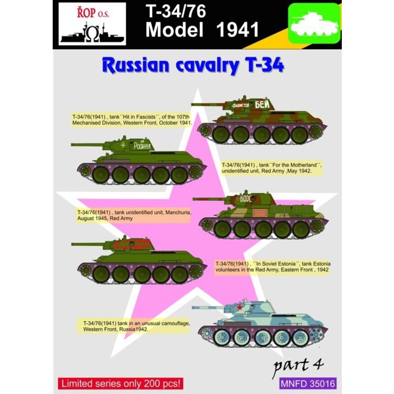 Russo T-34-76 russo Cavalleria russo T-34 parte 4