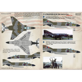  Decalcomania McDonnell F-4 Phantom II della RAF & FAA