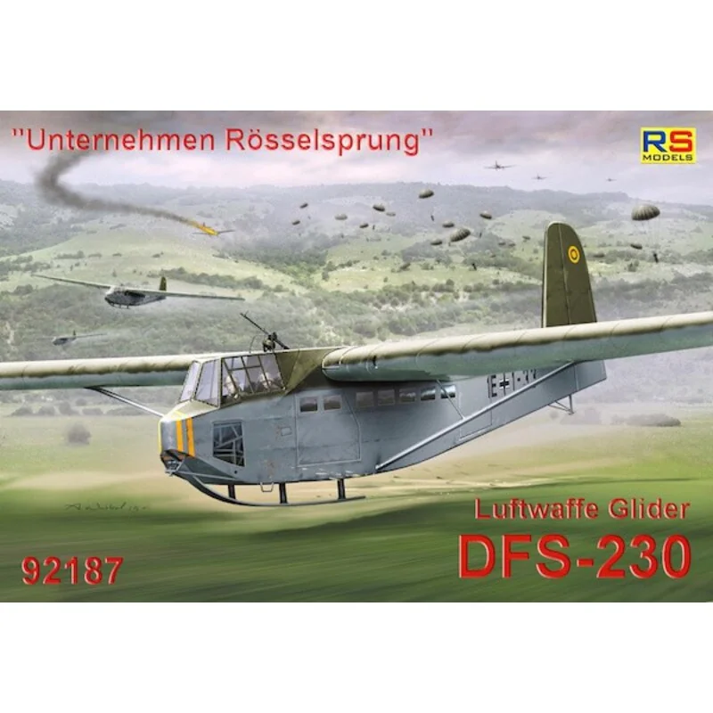 decalcomanie DFS 230 'Unternehemen Rosselsprung' per 3 velivoli Luftwaffe (alianti)