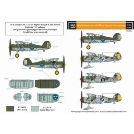 Decalcomania Gloster Gladiator J.8A MK.II in VOL.II Svedese