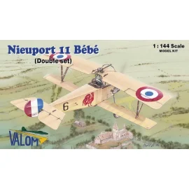 Nieuport 11 Bebe (Dual Combo con 2 kit) tincludes due materozze identici con parti in resina, motori 2 x e due tasti con p / e p