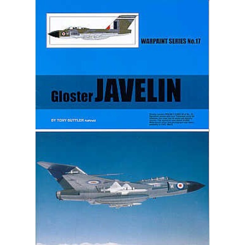 Libro Gloster Javelin (Hall Park Books Limited) [FAW.1 FAW.8 FAW.9 FAW.9 / 9R FAW.Mk.7 / 9 T.3]