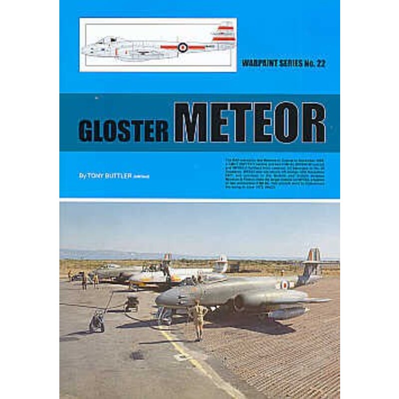 Libro Gloster Meteor F.Mk.1 attraverso NF.14 (Hall Park Books Limited)